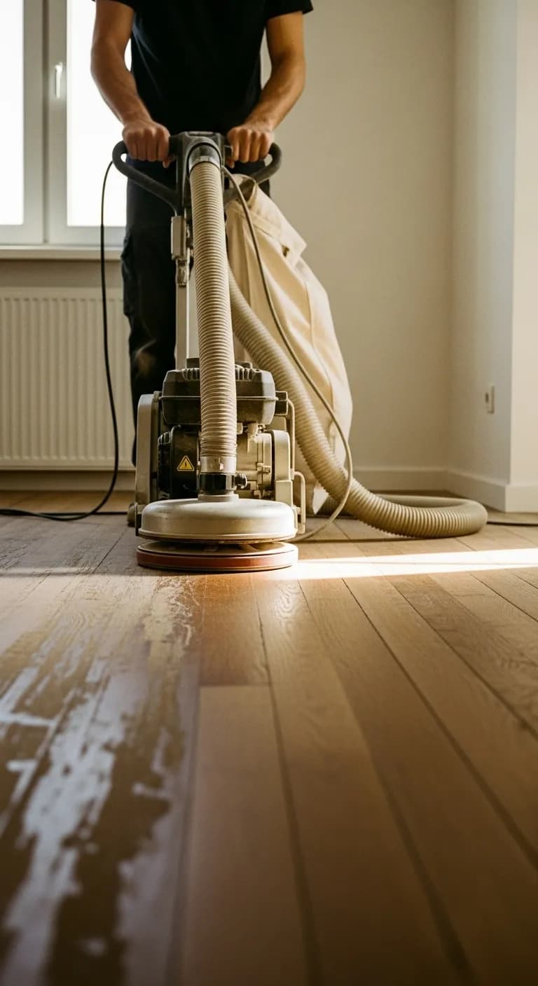 Profesjonalna maszyna do cyklinowania bezpyłowego